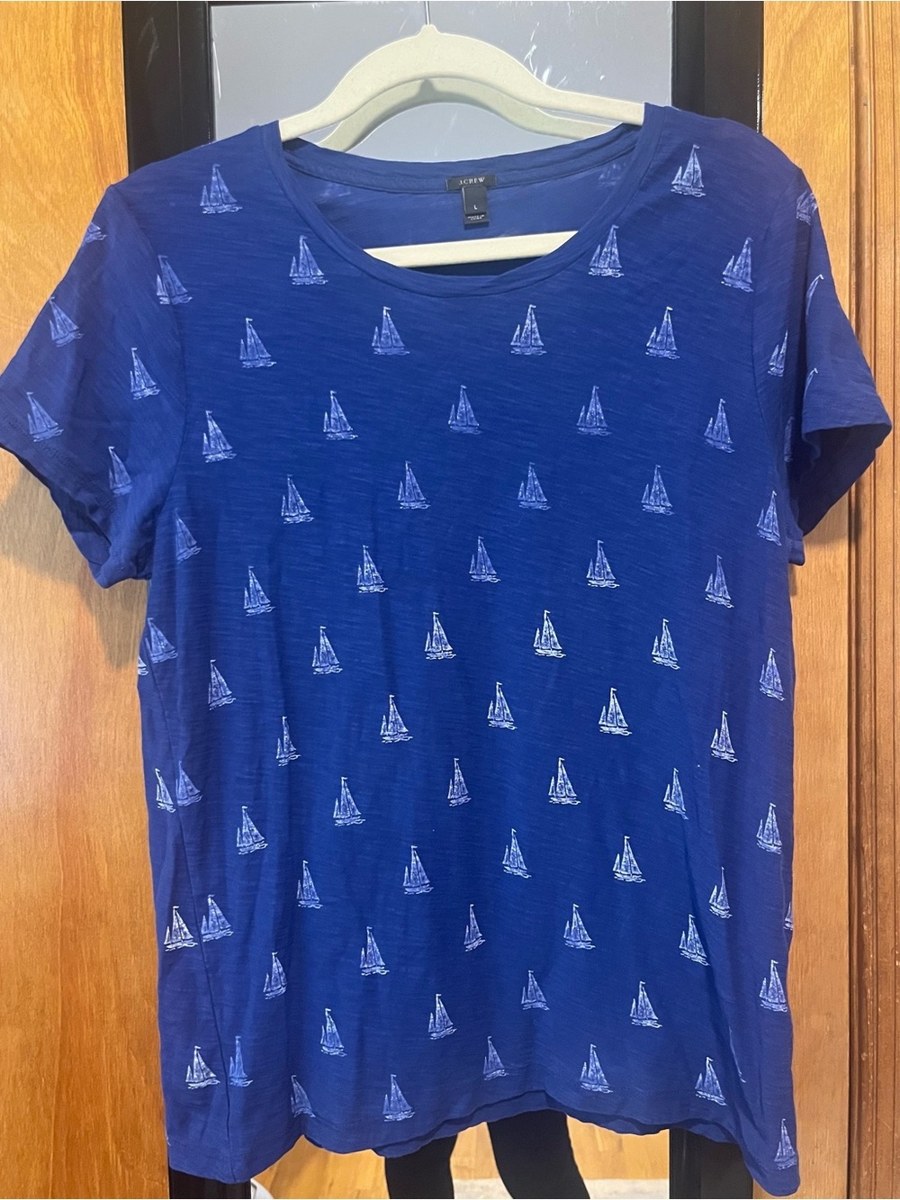 J. Crew Royal Blue Crewneck Tee